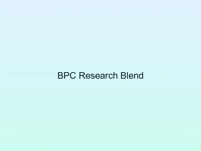 BPC Research Blend vial
